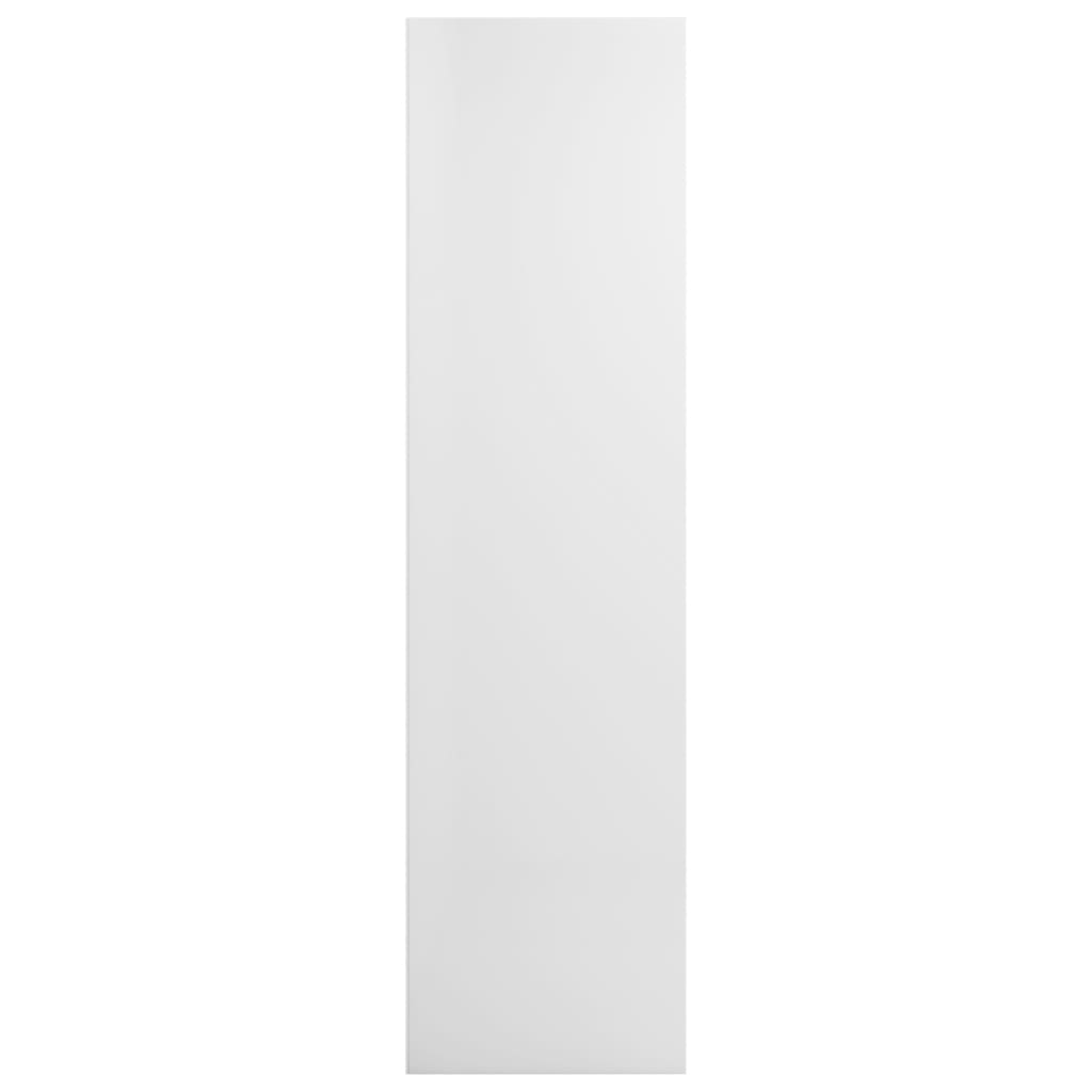 Bibliothèque/Meuble TV Blanc brillant 36x30x143 cm Aggloméré