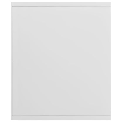 Bibliothèque/Meuble TV Blanc brillant 36x30x143 cm Aggloméré