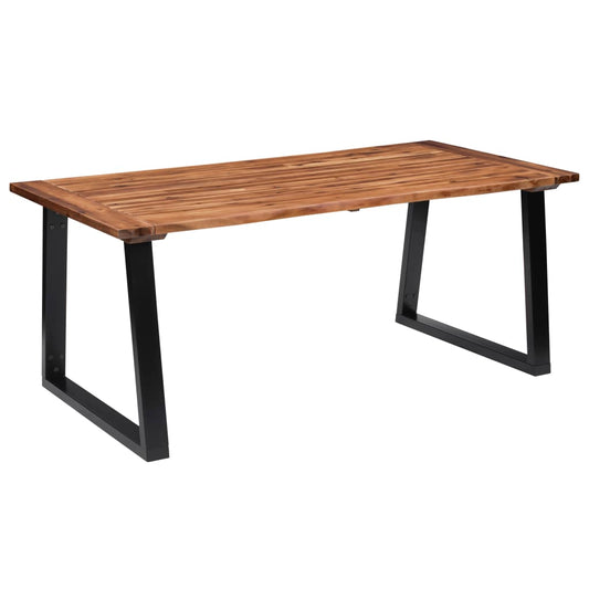 Table de salle à manger PREMIUM Bois d'acacia massif 180cm