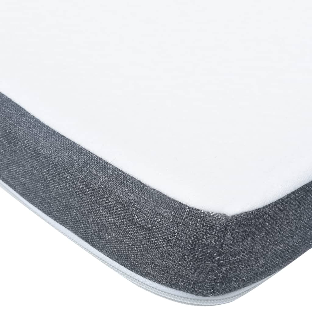 Surmatelas mousse mémoire de forme déhoussable épaisseur 5 cm