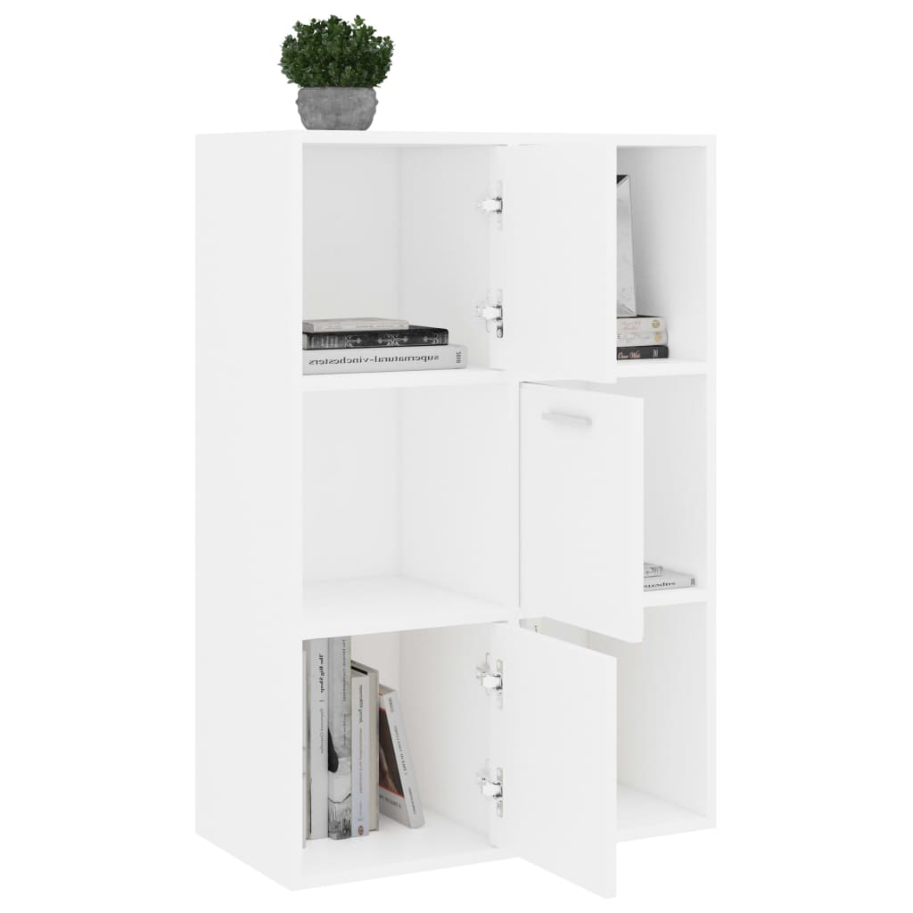 White storage cabinet