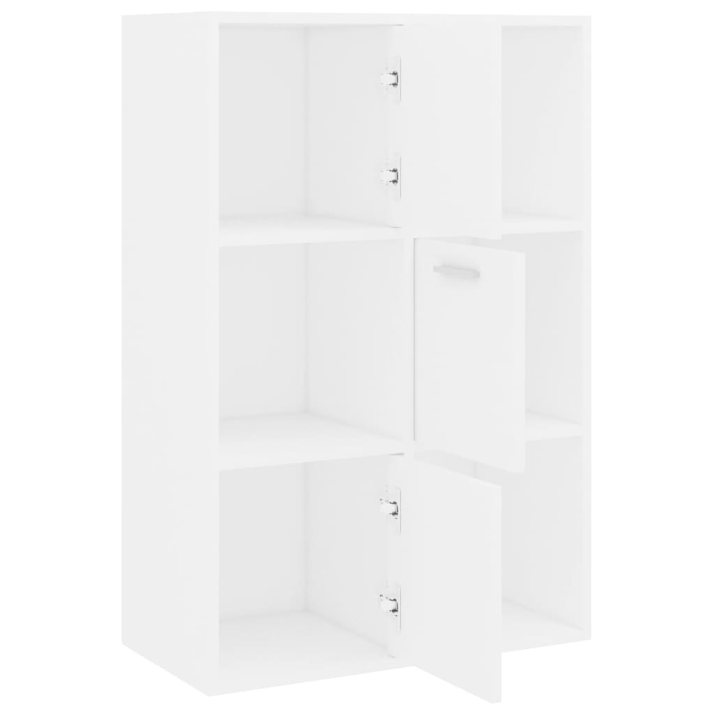 White storage cabinet