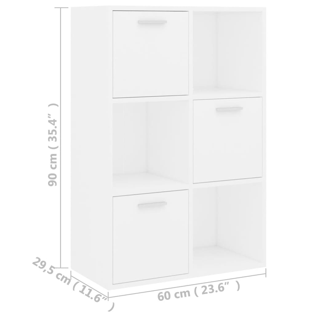 White storage cabinet
