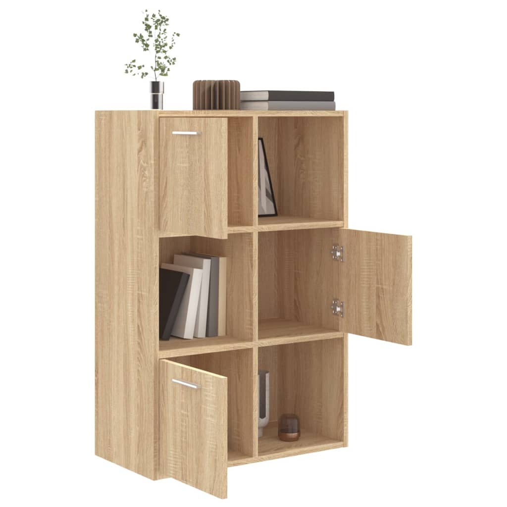 Gabinete de almacenamiento de Oak de Sonoma