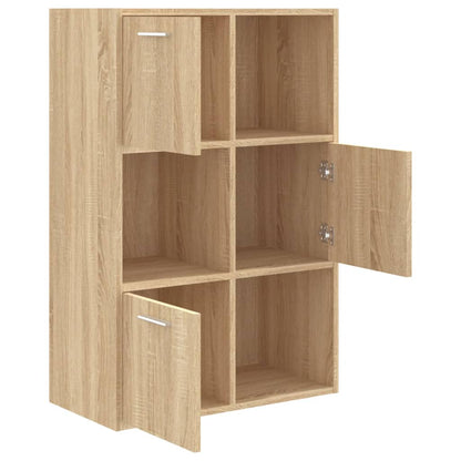 Gabinete de almacenamiento de Oak de Sonoma