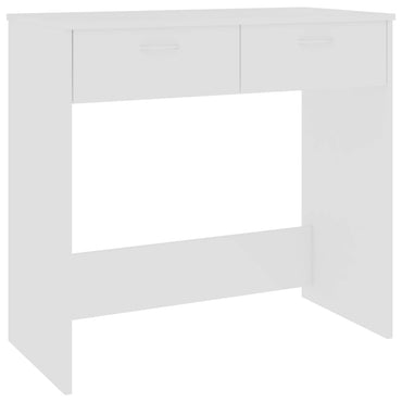 Escritorio blanco 80x40x75 cm Ingeniería de madera
