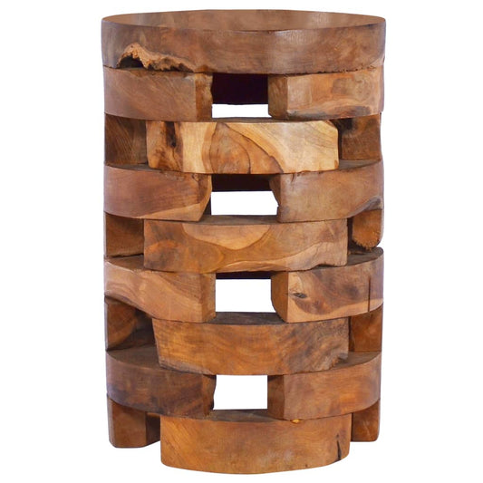 Table de chevet table d'appoint 30x30x45 cm Bois de teck massif