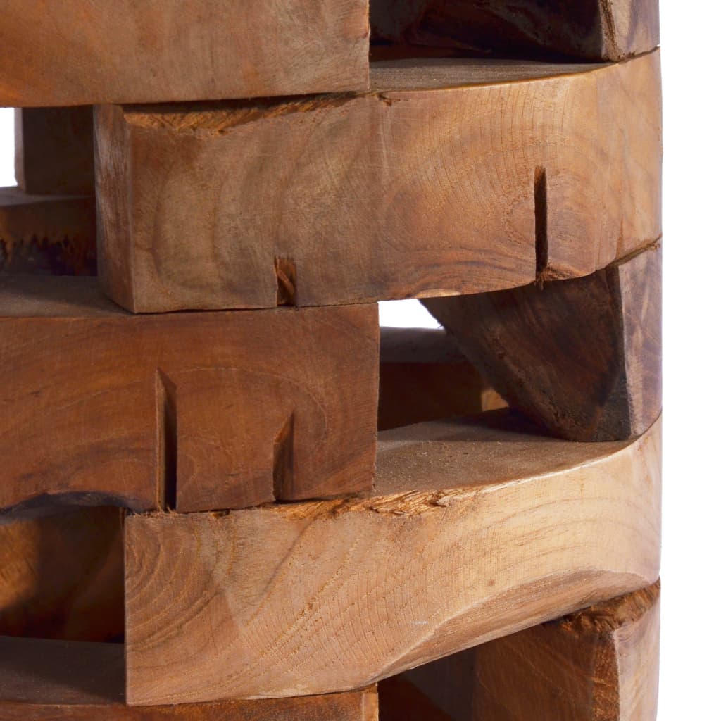 Table de chevet table d'appoint 30x30x45 cm Bois de teck massif