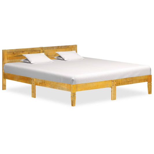 Cadre de lit Bois de manguier massif 180 cm
