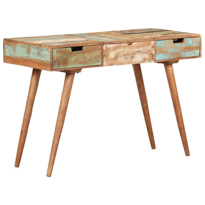 Coiffeuse avec miroir 112x45x76 cm Bois massif de récupération MONICA