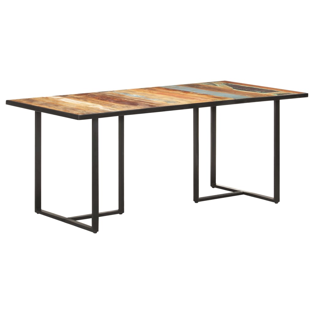 Table de salle à manger 180 cm Bois de récupération massif