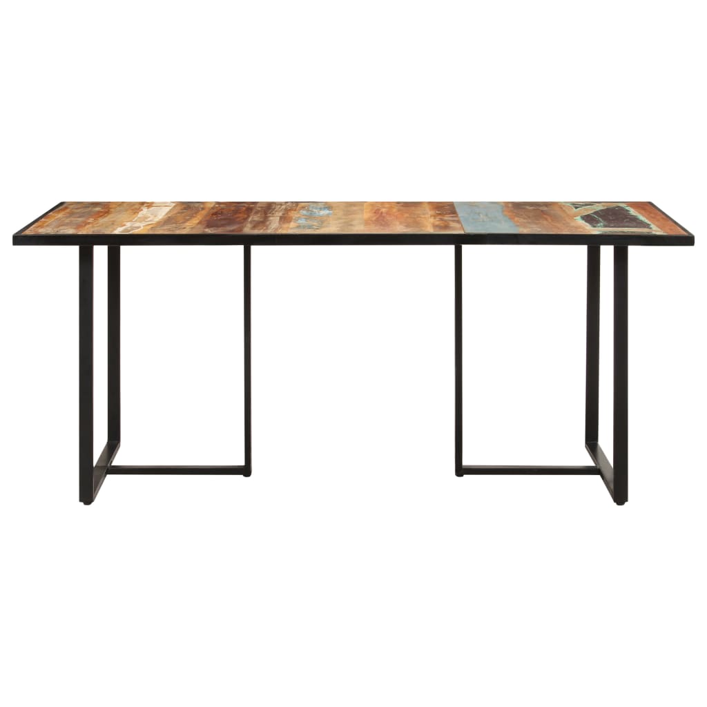 Table de salle à manger 180 cm Bois de récupération massif