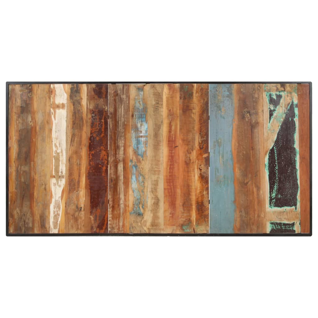 Table de salle à manger 180 cm Bois de récupération massif