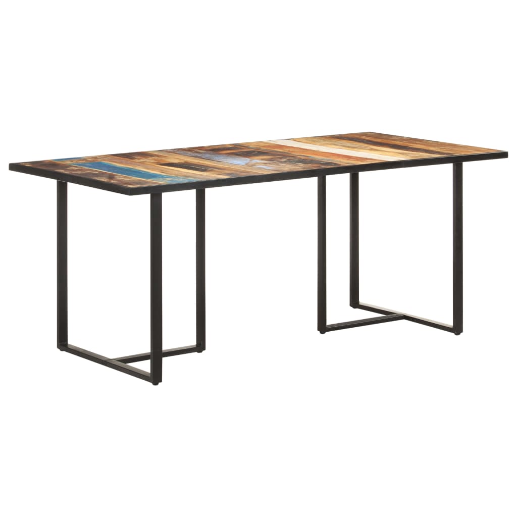Table de salle à manger 180 cm Bois de récupération massif