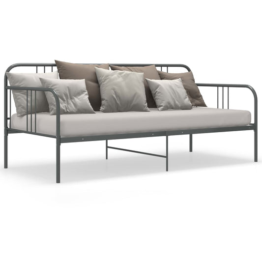 90x200 cm graues Sofa Bett