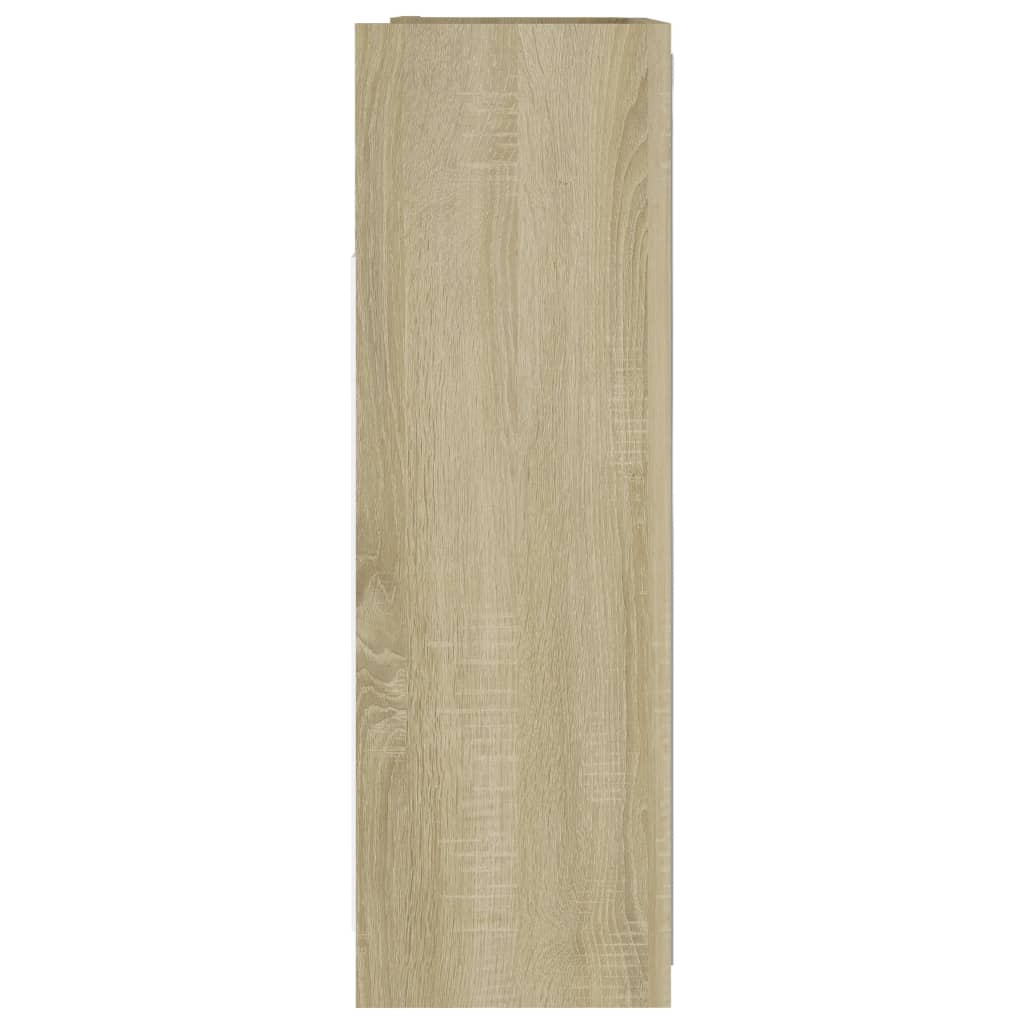 Sonoma Oak Mirror Cabinet 62,5x20.5x64 cm agglomeriert