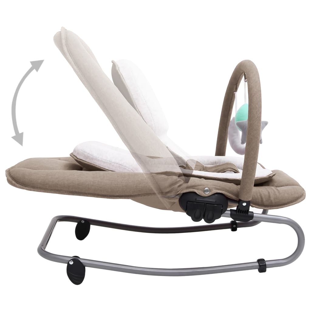 Transat pour bébé Taupe Acier