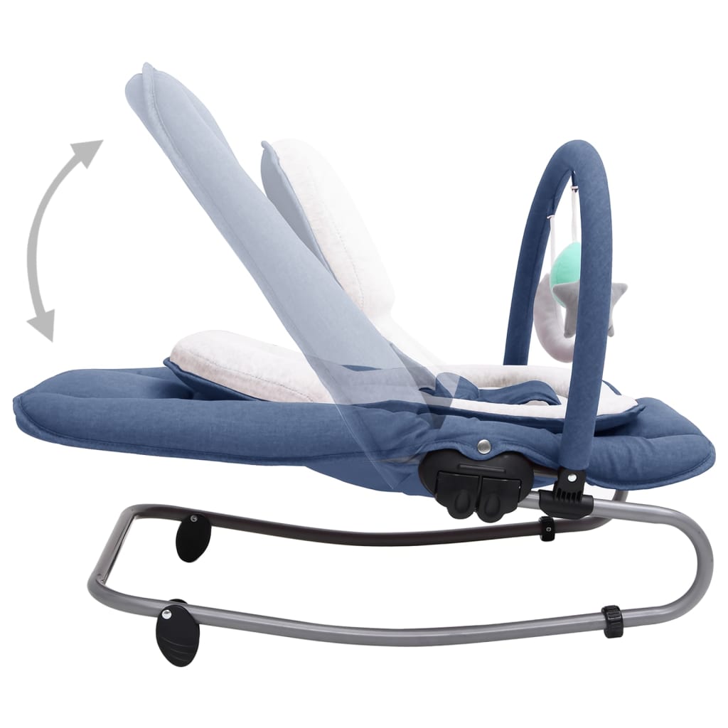 Transat pour bébé Bleu marine Acier
