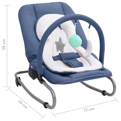 Transat pour bébé Bleu marine Acier