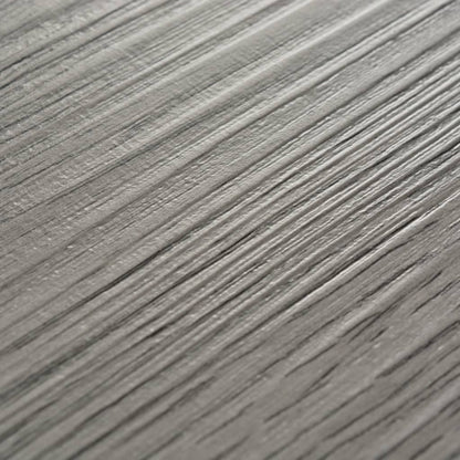 Planche de plancher PVC autoadhésif 5,21 m² 2 mm Gris foncé