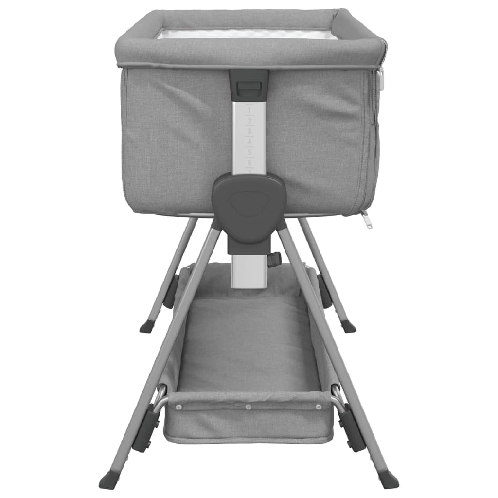 Lit pour bébé avec matelas Gris clair Berceau cododo