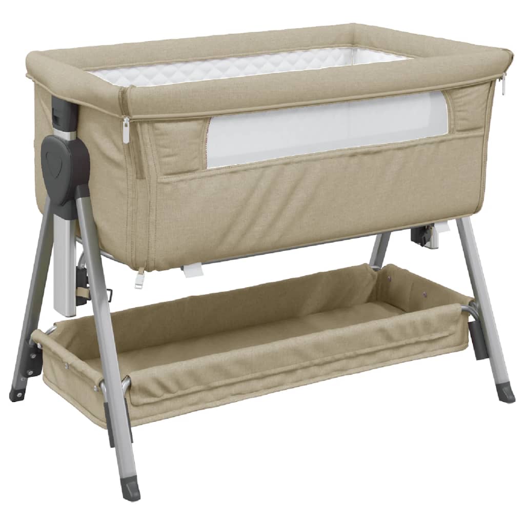 Lit pour bébé avec matelas Taupe Berceau cododo