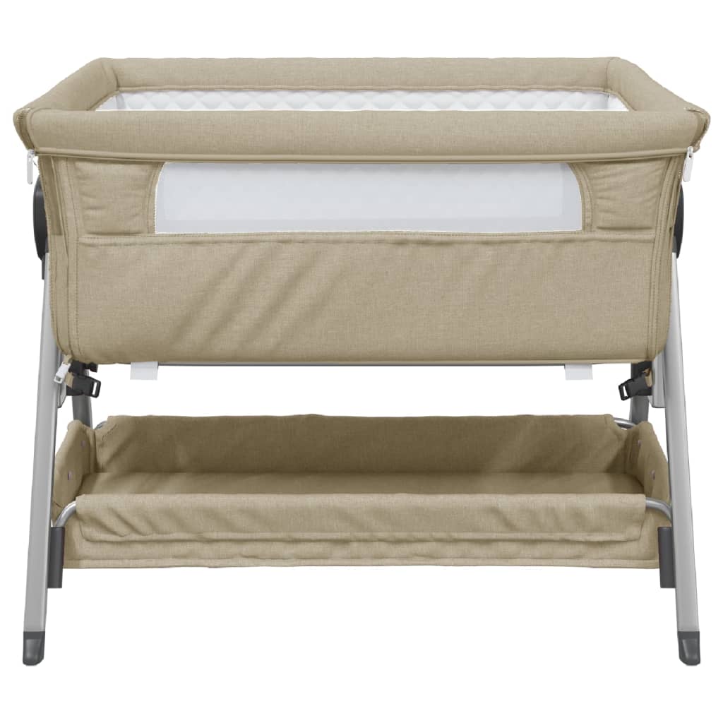 Lit pour bébé avec matelas Taupe Berceau cododo