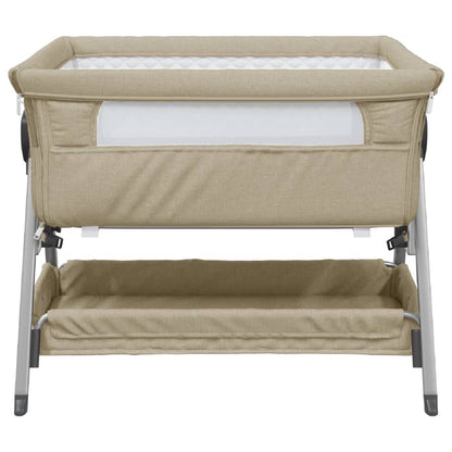 Lit pour bébé avec matelas Taupe Berceau cododo