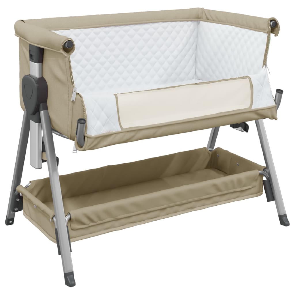 Lit pour bébé avec matelas Taupe Berceau cododo
