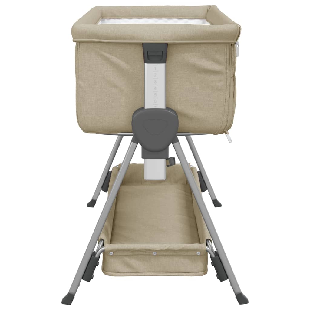 Lit pour bébé avec matelas Taupe Berceau cododo