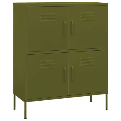 Steel olive green storage cabinet