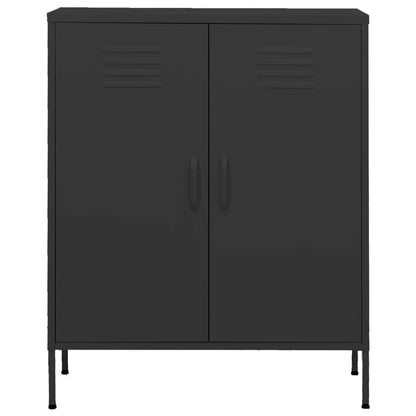 80x35x101.5 cm Armadio di stoccaggio di antracite in acciaio