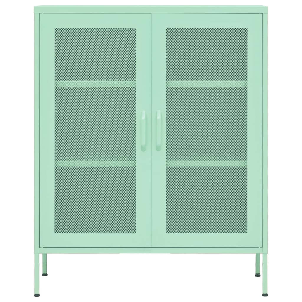Armoire de rangement Vert menthe en Acier