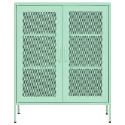 Armoire de rangement Vert menthe en Acier
