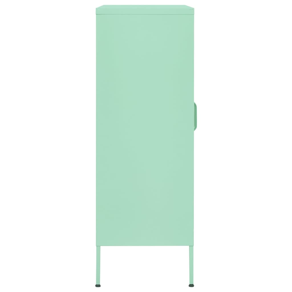 Armoire de rangement Vert menthe en Acier