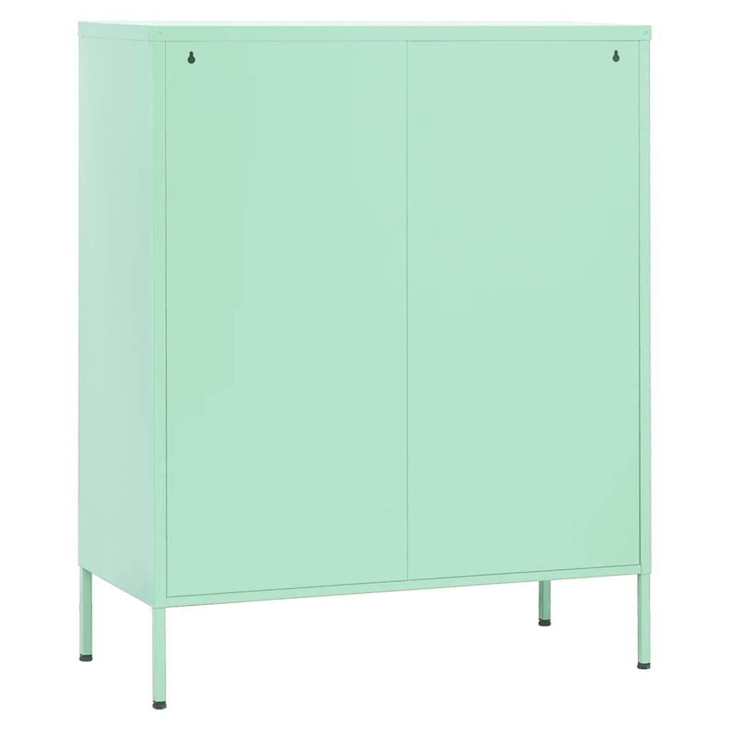 Armoire de rangement Vert menthe en Acier