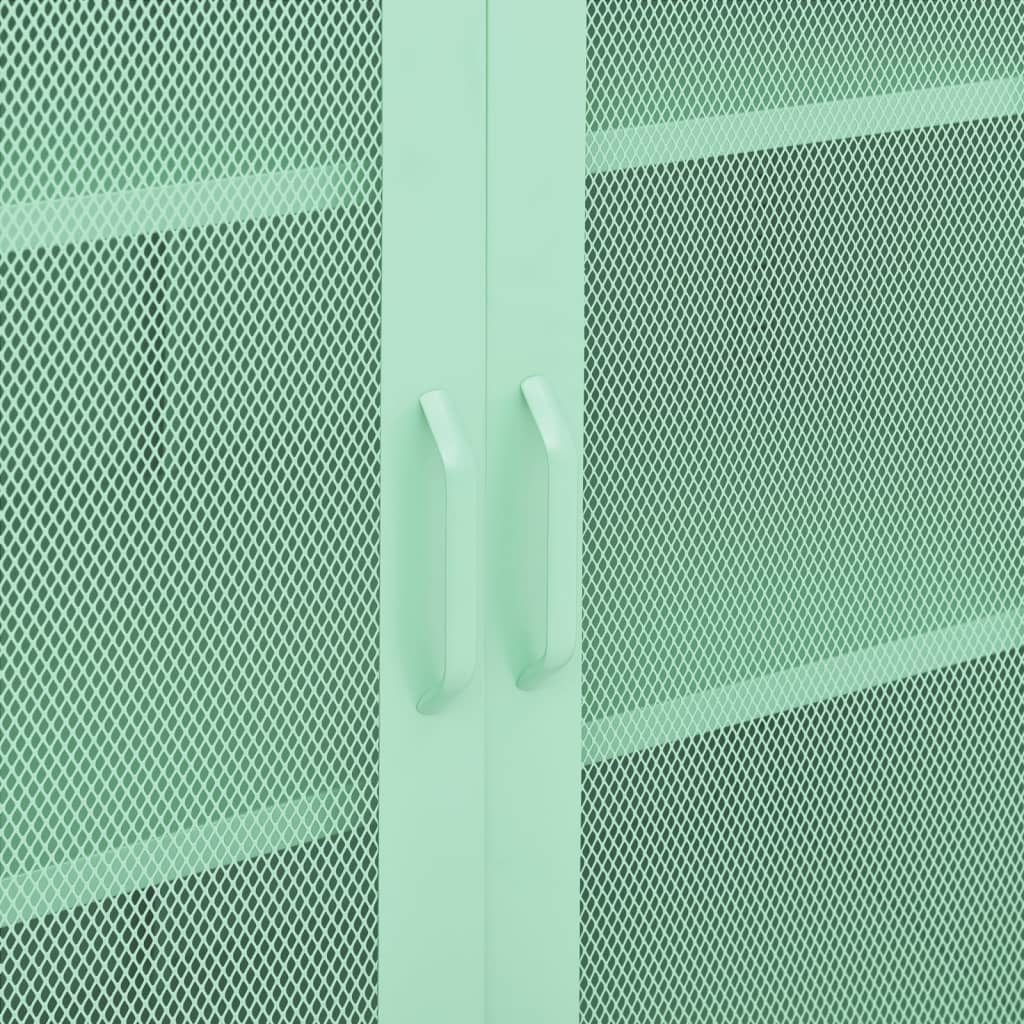 Armoire de rangement Vert menthe en Acier