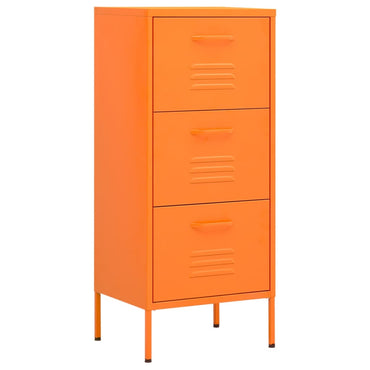 Commode de rangement Orange en Acier