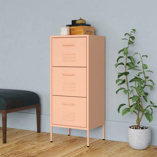 Commode de rangement Rose en Acier