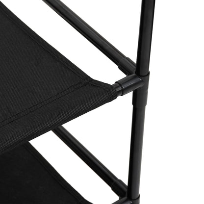 Armadio di stoccaggio con 6 cassetti 55x29x55 cm in acciaio nero