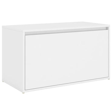 Banco d'ingresso 80x40x45 cm bianco agglomerato