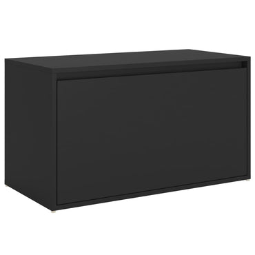 Banco d'ingresso 80x40x45 cm Black agglomerato