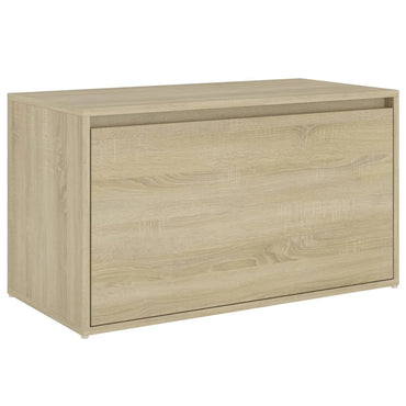Panchina d'ingresso 80x40x45 cm Agglomerated Sonoma Oak