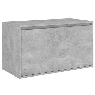 Banco d'ingresso 80x40x45 cm in cemento agglomerato grigio