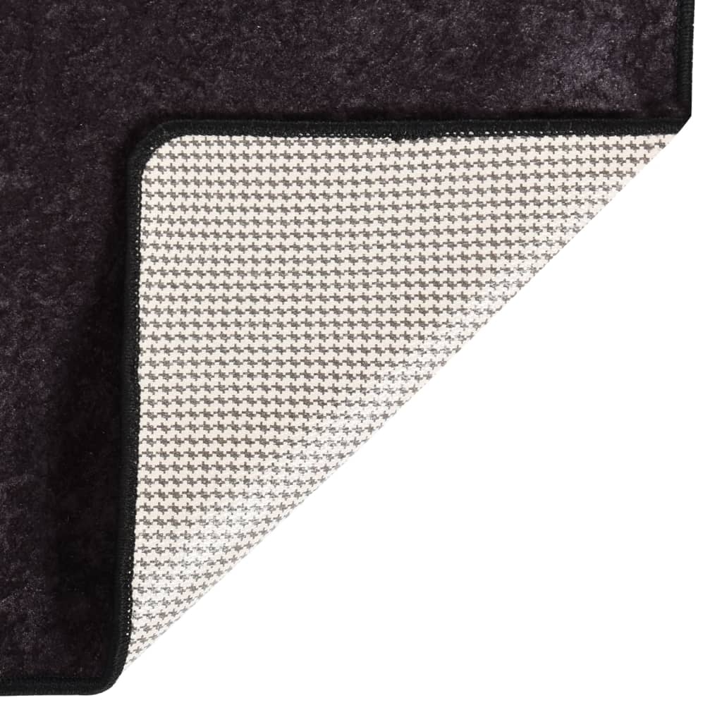 Tapis lavable antidérapant 120x180 cm Anthracite