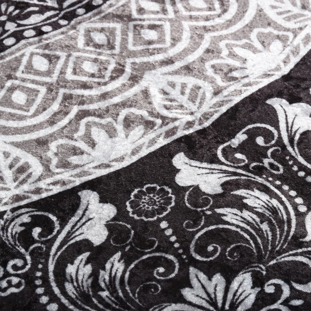 Tapis lavable antidérapant 160x230 cm Multicolore