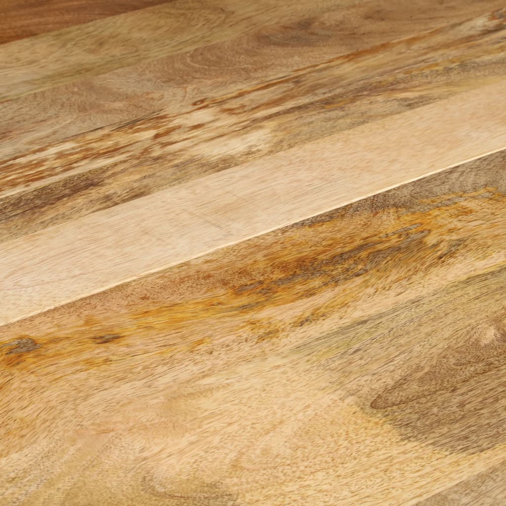 Table à manger ronde 110cm Bois de manguier massif