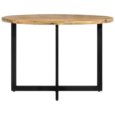 Table à manger ronde 110cm Bois de manguier massif