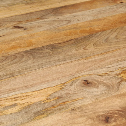 Table à manger ronde 110cm Bois de manguier massif
