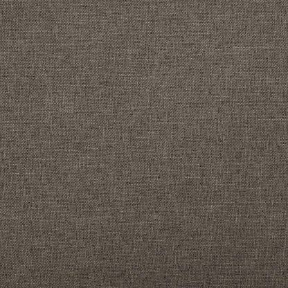 Tabourets de rangement pliables lot de 2 marron faux lin